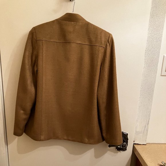 no tag petite burnt gold jacket - Picture 2 of 7